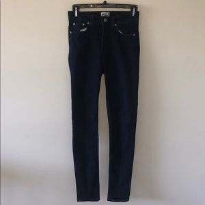Naked & Famous the High Skinny indigo jeans